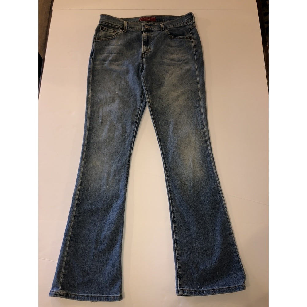 Levi's Women Jeans Size 12 MIS L‎ 515 Nouveau Bootcut Medium Wash Stretch Denim